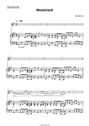 Sheet music, chords Die Ärzte - Westerland