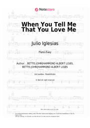undefined Julio Iglesias, Dolly Parton - When You Tell Me That You Love Me