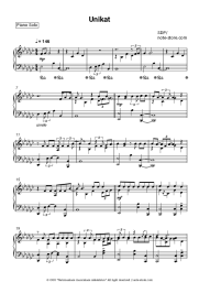 Sheet music, chords SDP - Unikat