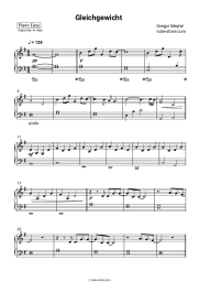 Sheet music, chords Gregor Meyle - Gleichgewicht