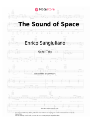 Sheet music, chords Enrico Sangiuliano - The Sound of Space