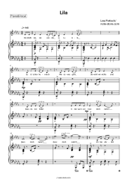 Sheet music, chords Lea Pietsch - Lila