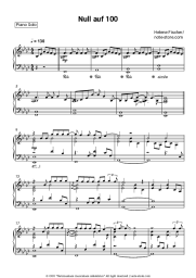 Sheet music, chords Helene Fischer - Null auf 100