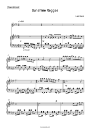 Sheet music, chords Laid Back - Sunshine Reggae