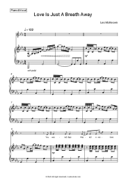 Sheet music, chords Les McKeown - Love Is Just A Breath Away