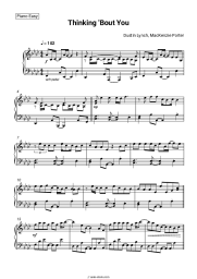 Sheet music, chords Dustin Lynch, MacKenzie Porter - Thinking 'Bout You